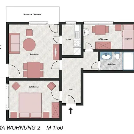 Panorama Whg 2 Baltrum